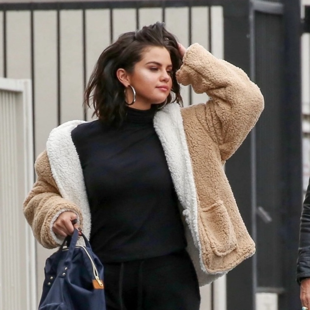 Urban Outfitters Ecote Fuzzy Reversible Jacket